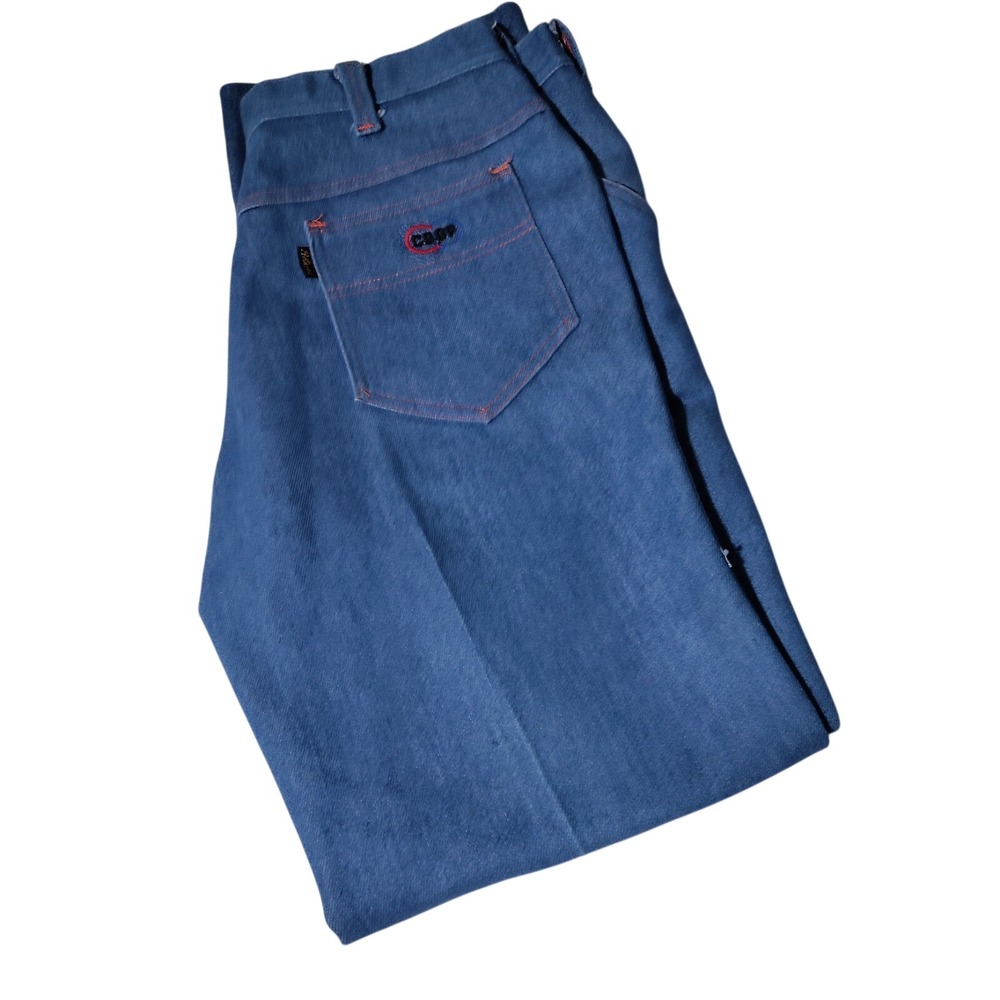 Vintage COOP Embroidered Jeans Six Gunn by Protexall Sz 35 (33"x32" Actual)